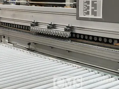 USED 2003 BIESSE STREAM B1 9.0 EDGEBANDER WITH DOUCET RETURN CONVEYOR