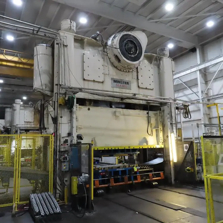 Used 1988 MINSTER SE4-800-168 X 84 Straight Side Presses Michigan US | Midwest Press and Automation #1421981
