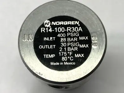Used NORGREN PNEUMATIC REGULATOR 1/4" 400PSIG Air Pressure Regulators | Maverick Industrial Sales #1104119
