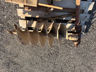 Used MCMILLEN HYDRAULIC POWERED DIGGER HEAD WITH AUGERS Skid Augers Michigan US | Miedema Asset Management Group #1410955