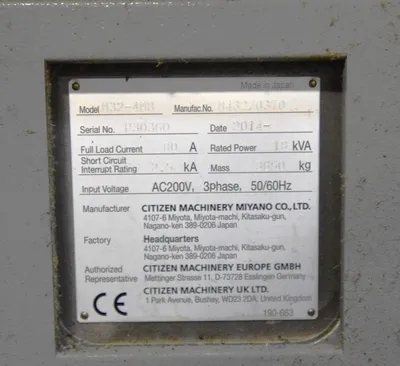 2014 CITIZEN M32-4M8 Automatics and Screw Machines | CNC EXCHANGE (16)