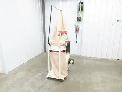 Jet DC-1200A-1 Dust Collector 2HP 1PH 230V Motor Woodworking Vac Single Bag