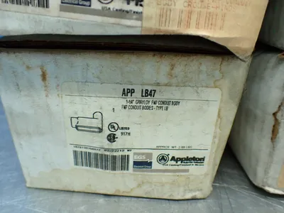 New | in-Stock APPLETON APP LB47 Electrical Fittings Ohio US | HGR 24 #907451