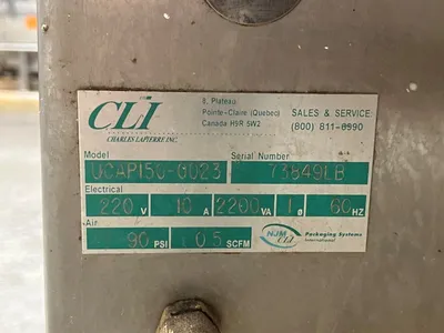 Used CVC UCAP150S016 Miscellaneous Packaging Equipment Ohio US | HGR 24 #729141