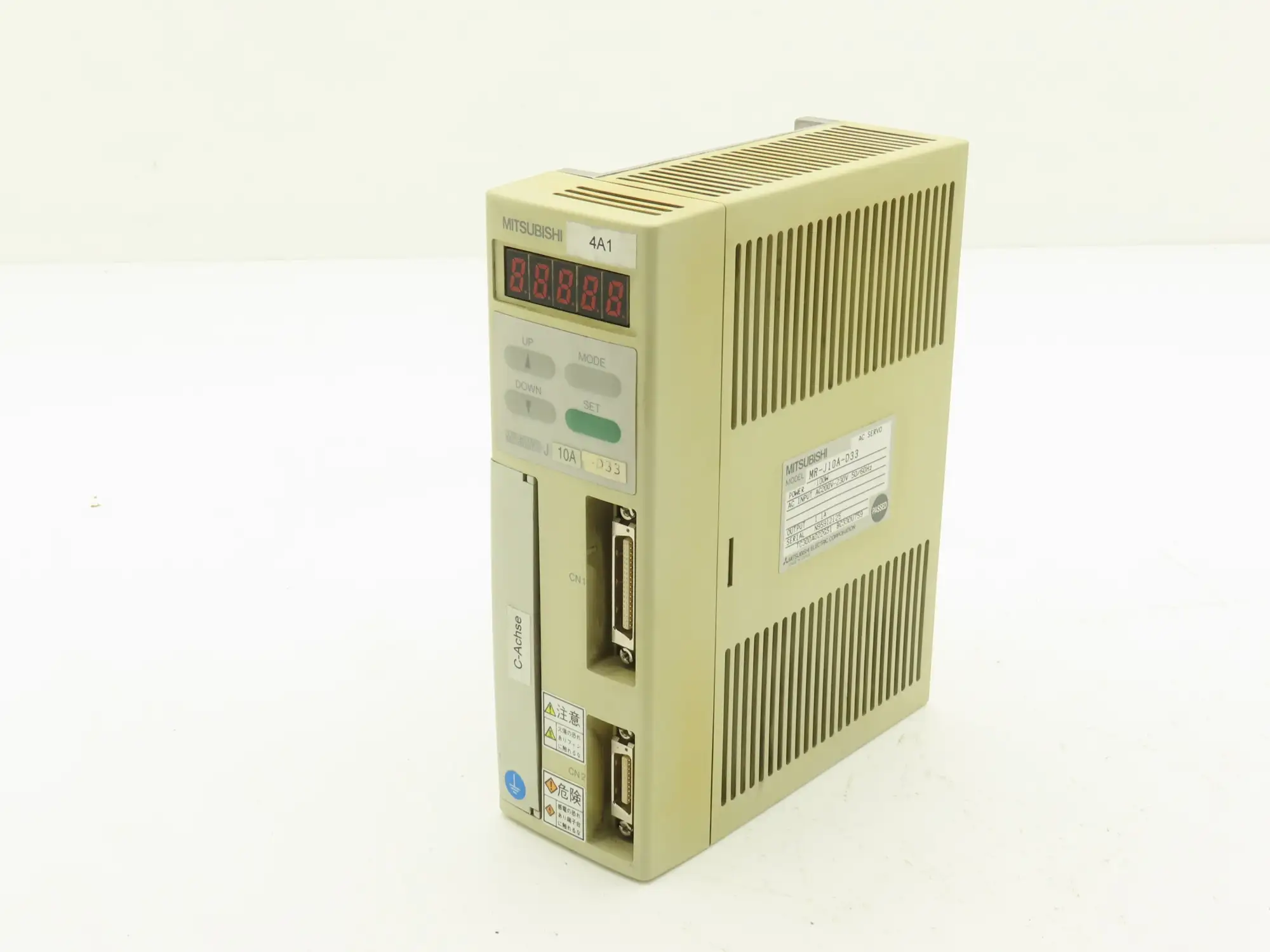 Mitsubishi MR-J10A-D33 AC Servo Drive Module 100W 1.1A 200-230V 3Ph