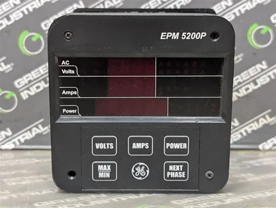 GE Electro Industries PL52001A0B00000 Multifunction Power Monitor EPM-5200P Used