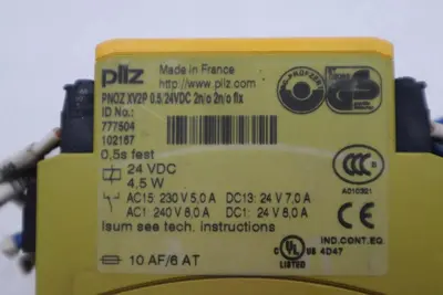 PILZ 777504 Safety Relay PNOZ XV2P 0.5/24VDC 2N/o 2N/o STOCK H1825