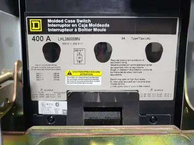 USED SQUARE D MODEL 6