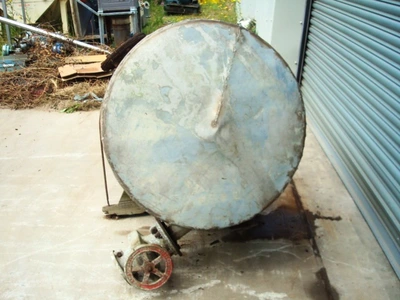 640 L S/S Horizontal Enclosed Tank