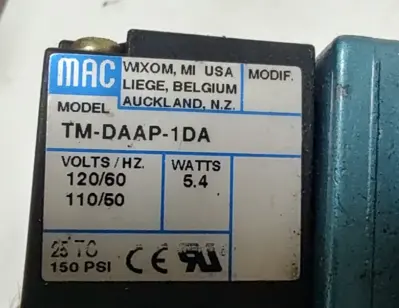USED M·A·C 82A-AA-000-TM-DAAP-1DA