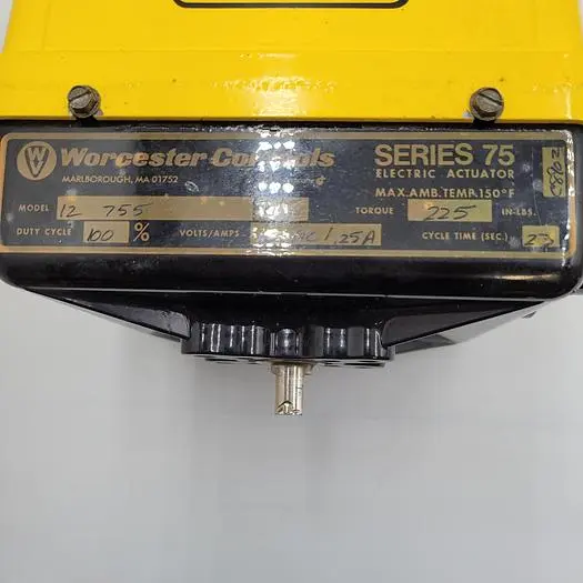 Used WORCESTER WORCESTER CONTROLS SERIES 75 ELECTRIC ACTUATOR MODEL 12 755 R Linear Actuators | ND Industrial Surplus #1219121