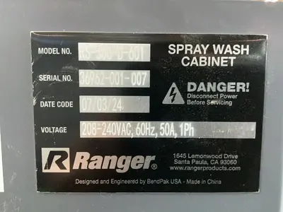 Used 2024 RANGER RS500D601 Parts Washers Ohio US | HGR 24 #1566861