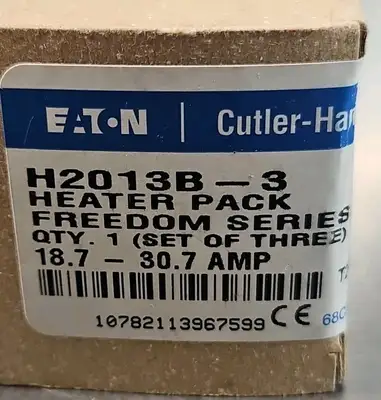 Cutler-Hammer H2013B-3 Freedom Series Heater Pack Loc4D17