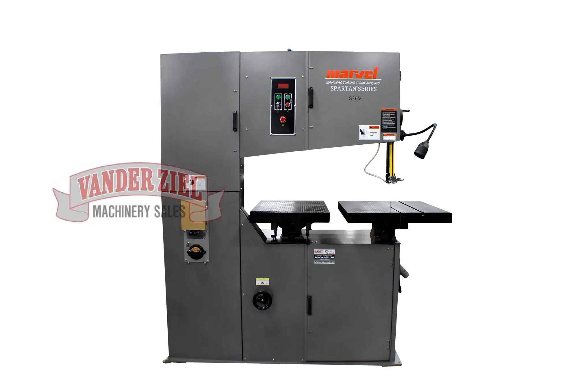New | in-Stock MARVEL MANUFACTURING S36V Vertical Band Saws Michigan US | Vander Ziel Machinery Sales #482436