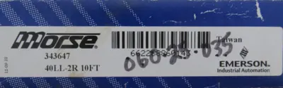 NEW MORSE 343647 ROLLER CHAIN 40LL-2R 10FT