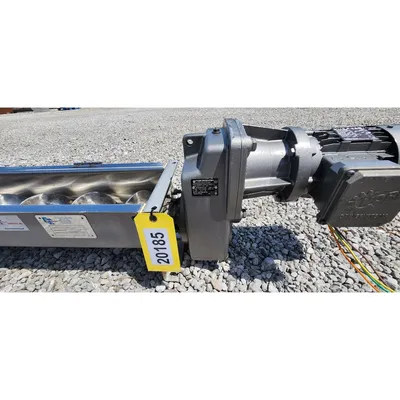 Used 6" Dia. X 46' L Conveyors Inc Stainless Steel Distribution Screw Conveyor
