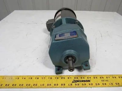 David Brown M032010EANT4 Series M In Line Helical Reducer W/ Baldor 1/2HP Motor