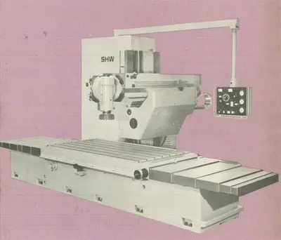 USED SHW UF 4 CNC X:3000 - Y:1250 - Z:1400 MM