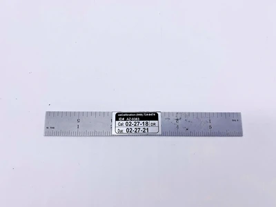 USED Fowler 52-413-006 NIST Certificate Ruler - 6