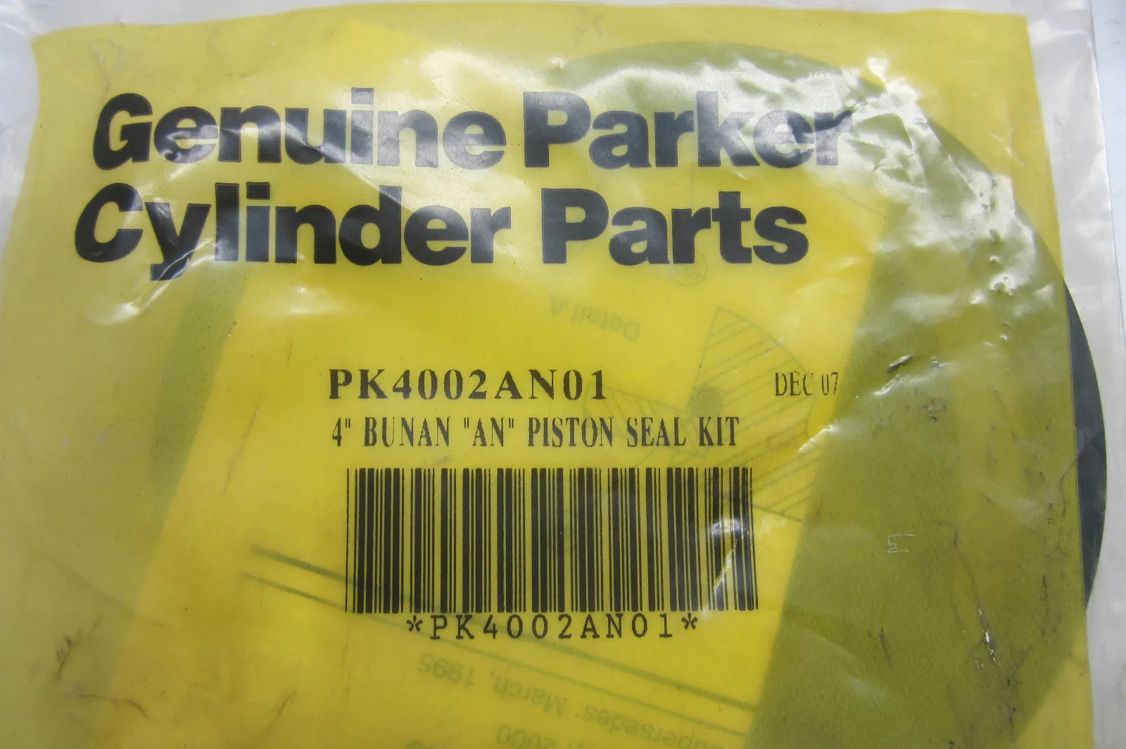 NEW PARKER PK4002AN01 PISTON SEAL KIT