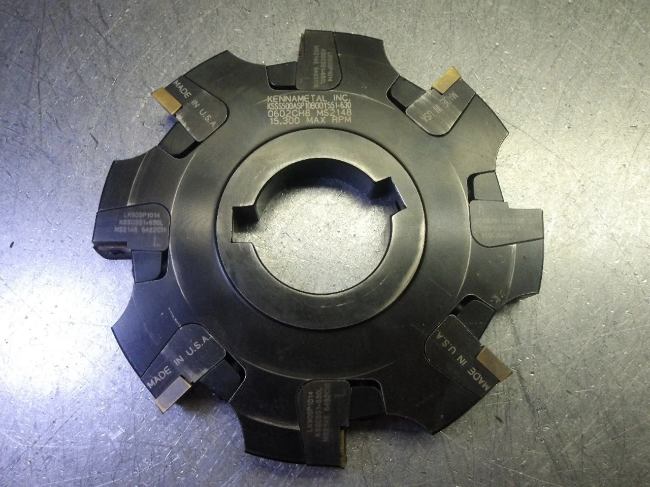 Kennametal 5" .515" Slot Milling Cutter KSSS500ASP10BODY551-630 (LOC1262B)