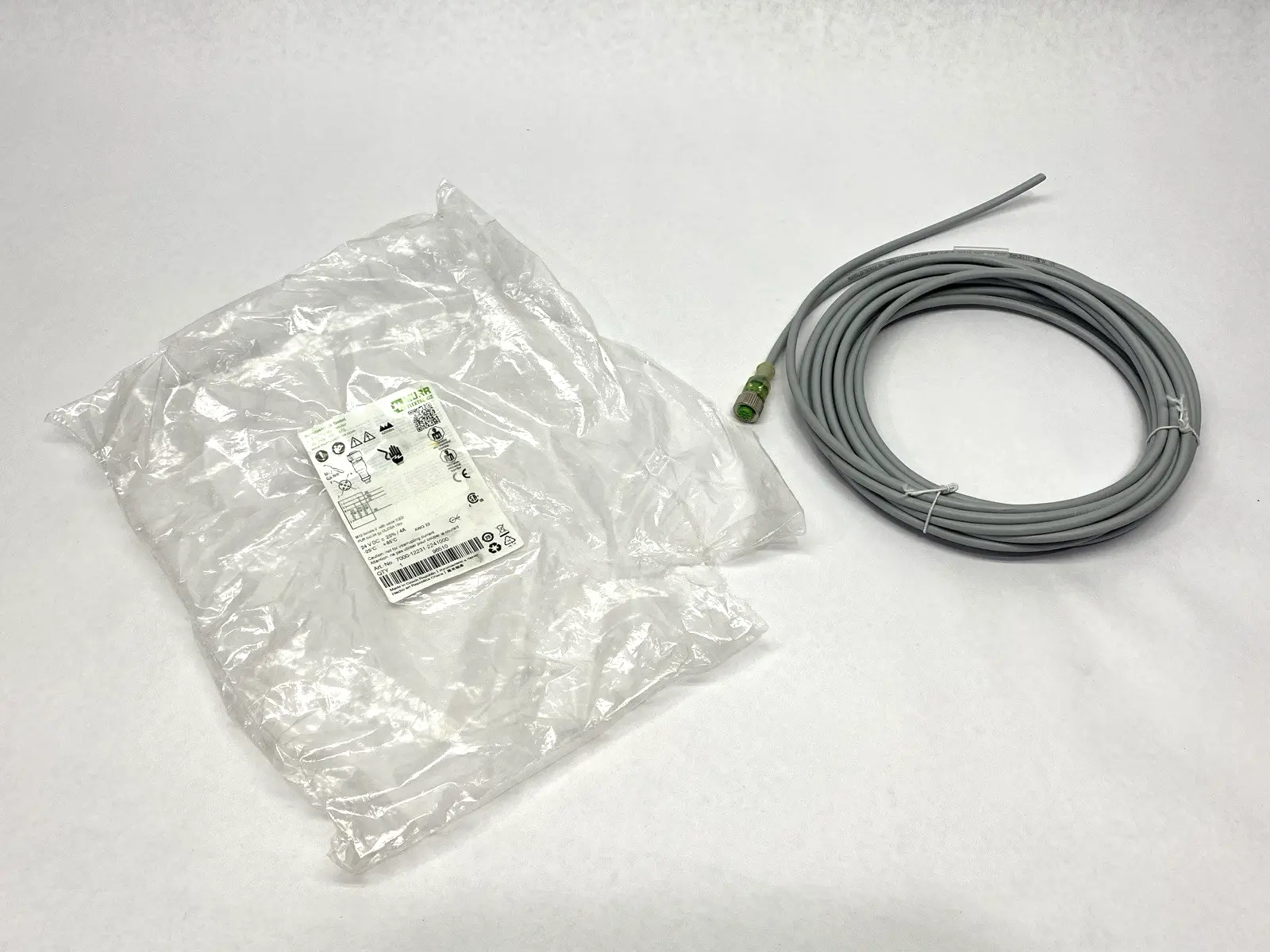 Murrelektronik 7000-12231-2241000 Single-Ended Cable M12 F Connector CUT TO 9m - Used