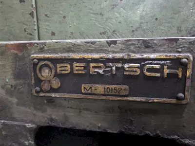 8' X 1/2" BERTSCH #9 3-ROLL INITIAL PINCH PLATE BENDING ROLL: YOBRO #25159