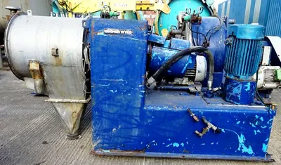 (2) Escher-Wyss P-500/2 XP pusher centrifuges, 316SS.
