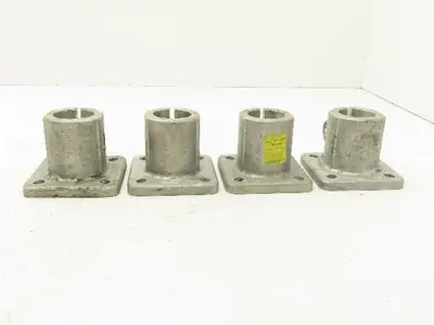 Rose Krieger RBC1500 Base Clamp 1.5" Aluminum Tube Lot of 4