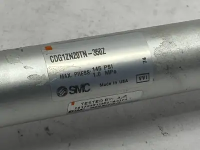 CDG1ZN20TN-350Z | SMC  Double Acting Pneumatic Cylinder 30mm Bore 350mm Stroke - For parts or not working