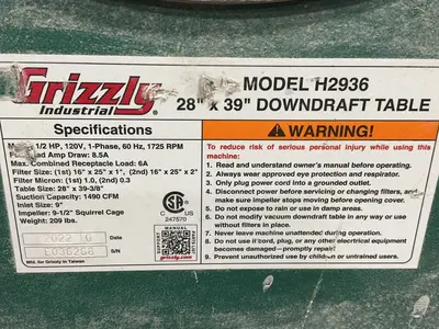 Used 2022 GRIZZLY INDUSTRIAL H2936 Dust Collectors Ohio US | HGR 24 #1556738
