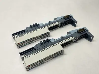USED SIEMENS SIMATIC ET 200SP BASE UNIT BU15-P16+A10+2D LOT OF 2
