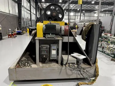 120" SWING X 208" LONG WELDING SYSTEMS HEADSTOCK & TAILSTOCK POWERED WELDING POSITIONER / PIPE ROLLER: YOBRO #23957