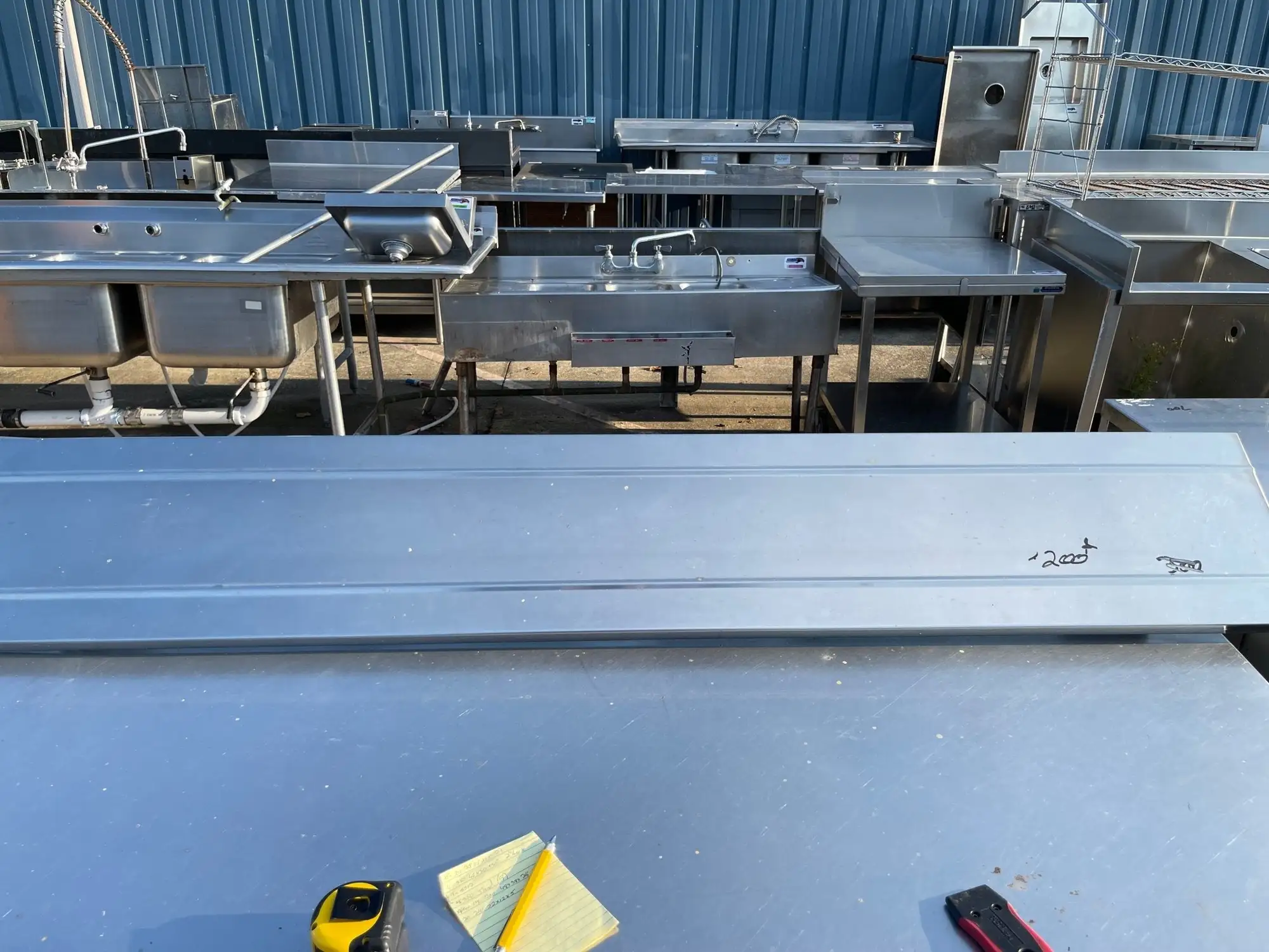 Used Falcon Restaurant Supply Used 72" Stainless Steel Buffet Food Tray Shelf - SS178 Restaurant Equipment (Miscellaneous) Illinois US | Falcon Restaurant Supply #1375961