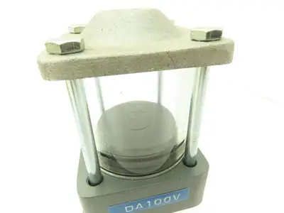 Plast-o-matic DA100V-PVC 1" Shutoff Valve Pneumatic Controlled Automatic Valve
