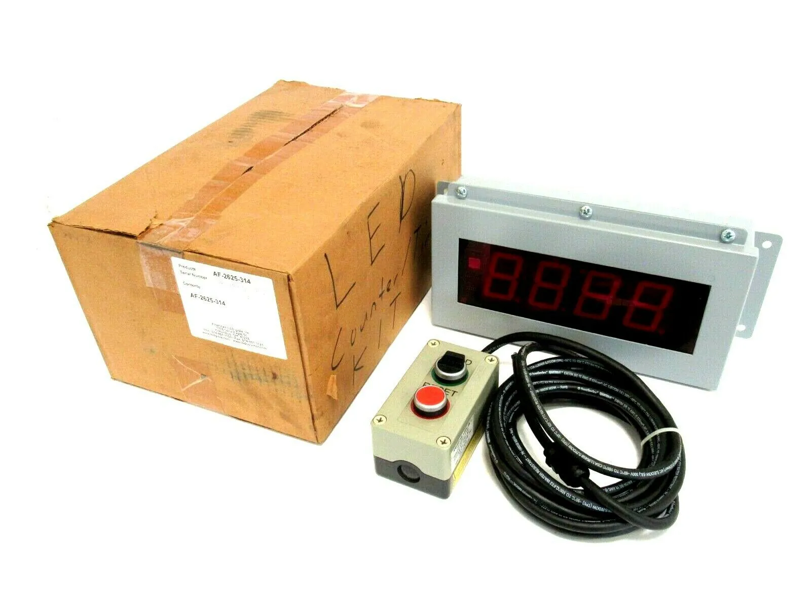 NEW AMERICAN LEDGIBLE AF-2625-314 LED COUNTER/TIMER AF2625314