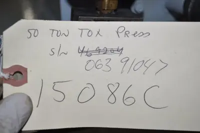 USED 1990 TOX PRESSOTECHNIK MB-50/C15