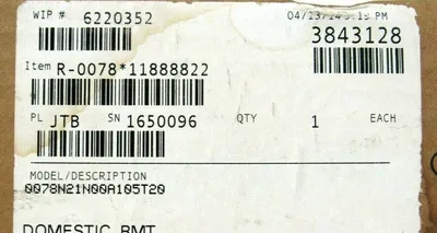 NEW ROSEMOUNT 78N21N00A105T20 SENSOR ASSEMBLY R-0078
