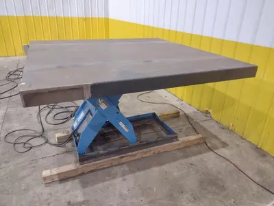 4,000 LBS X 71.75" X 71.75" LIFT PRODUCTS MODEL LPFT4W-040-36 HYRAULIC SCISSOR LIFT TABLE 110V: YOBRO #24988