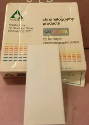 QTY. 21. ANALTECH CHROMATOGRAPHY PRODUCTS UNIPLATE...