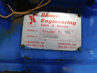Used BLOWER ENGINEERING TL 700 Blowers Ohio US | Equipment Recovery Corp. #1331239