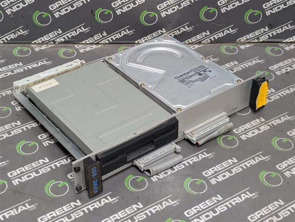 Xycom XVME-955 Mass Storage Module 70955-003 3.5" Floppy 270MB Hard Drive Used