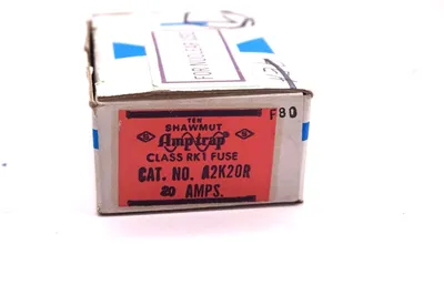 7 NEW GOULD SHAWMUT A2K20R FUSES