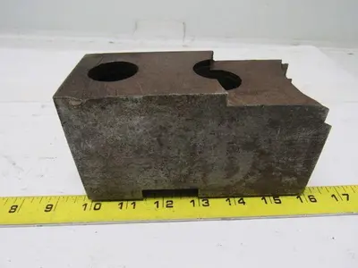 Huron T11248 Lathe Chuck Soft Jaws 6"L x 2-1/2"W X3-1/4"T Lot of 3