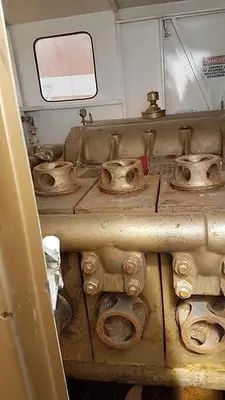 USED GARDNER DENVER PAH 4 1/2 X 8 TRIPLEX MUD PUMP