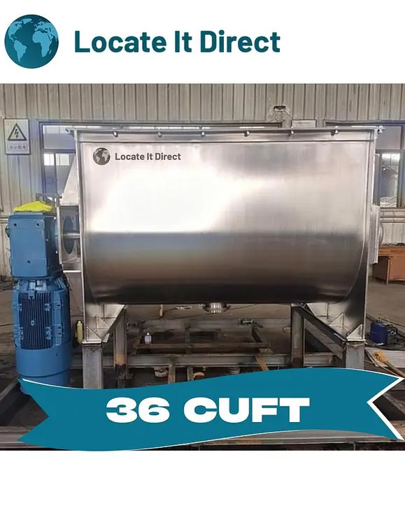 New | in-Stock 2025 LID RB-36 CUFT Ribbon Blenders New Jersey US | Buy It Direct Now #506167