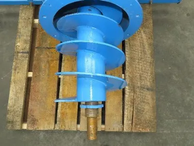 Motovario Mixing Hopper 5-1/2Hp Motor 460V 10" Auger 97 RPM
