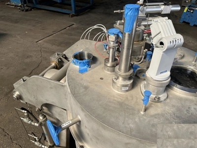 Western States 30 x 18 perforate basket centrifuge, 316L SS.
