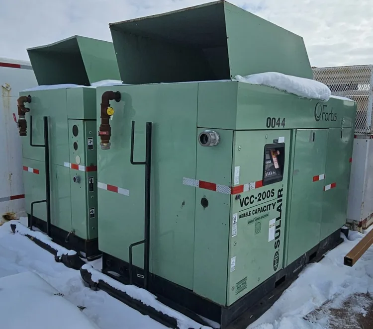 Used SULLAIR VCC200SH/150/A Rotary Screw & Sliding Vane Air Compressors Saskatchewan CA | Certified Sales and Rentals #1637829