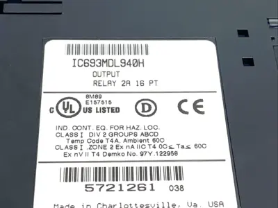 USED GE FANUC IC693MDL940H